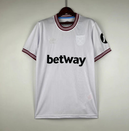 Camiseta Clásica West Ham United FC Visitante 2023-24