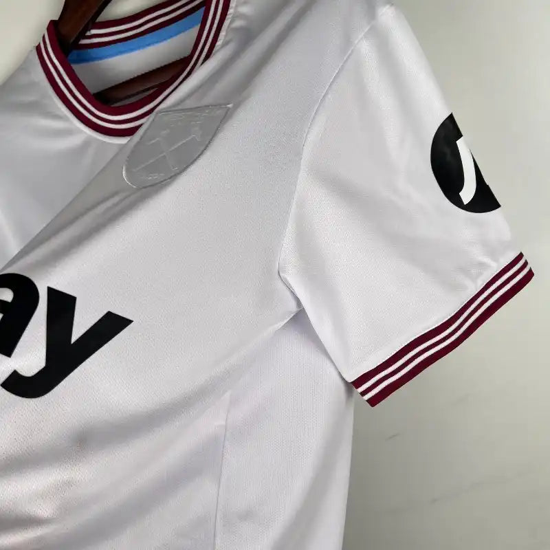 Camiseta Clásica West Ham United FC Visitante 2023-24