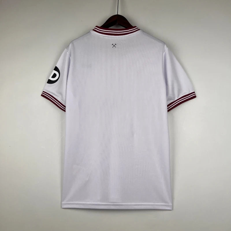 Camiseta Clásica West Ham United FC Visitante 2023-24