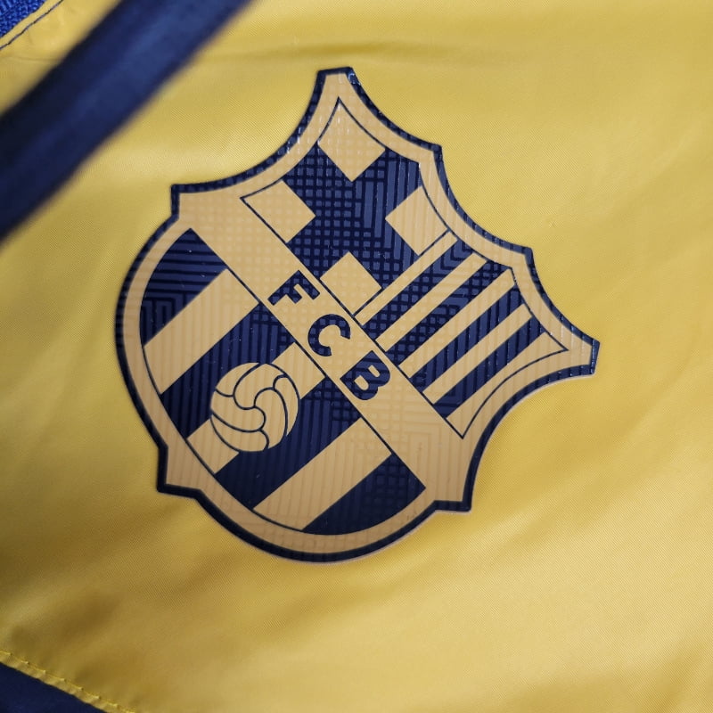 Chubasquero Barcelona Royal Blue Yellow 2023-24