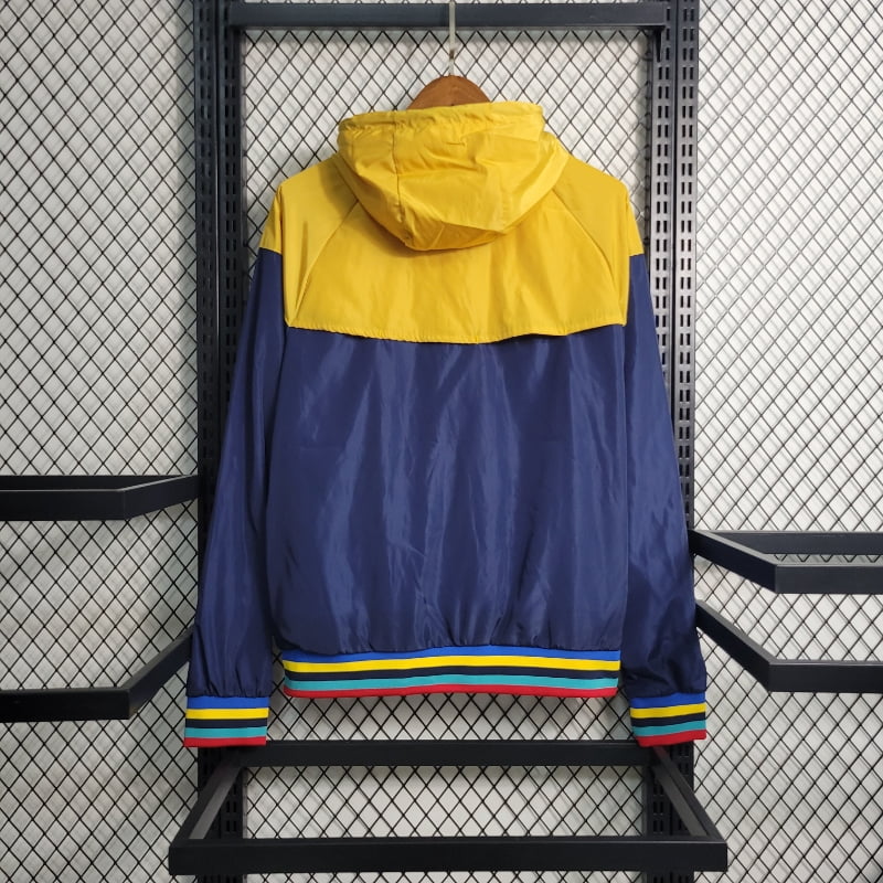 Chubasquero Barcelona Royal Blue Yellow 2023-24