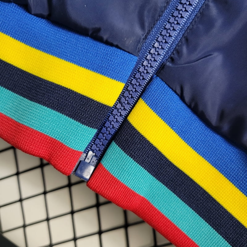 Chubasquero Barcelona Royal Blue Yellow 2023-24