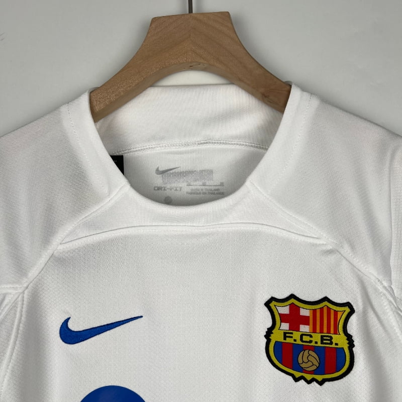 Equipación Infantil Clásica FC Barcelona Visitante 2023-24