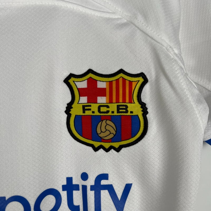 Equipación Infantil Clásica FC Barcelona Visitante 2023-24