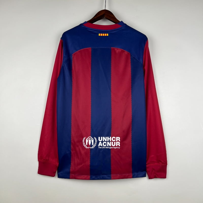 Camiseta Clásica FC Barcelona Manga Larga 2023-24