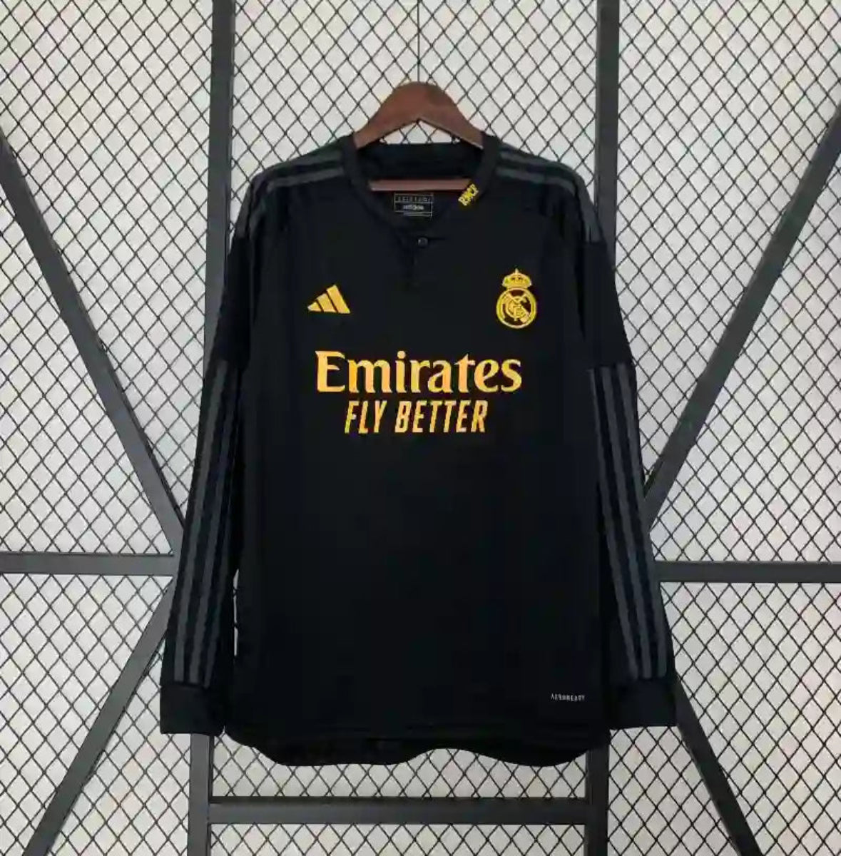 Camiseta Clásica Real Madrid Visitante (2ª) Manga Larga 2023-24