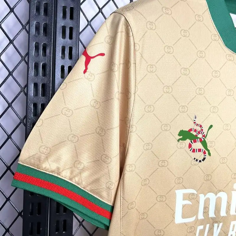 Camiseta Clásica AC Milán Gucci Edición Especial 2024-25