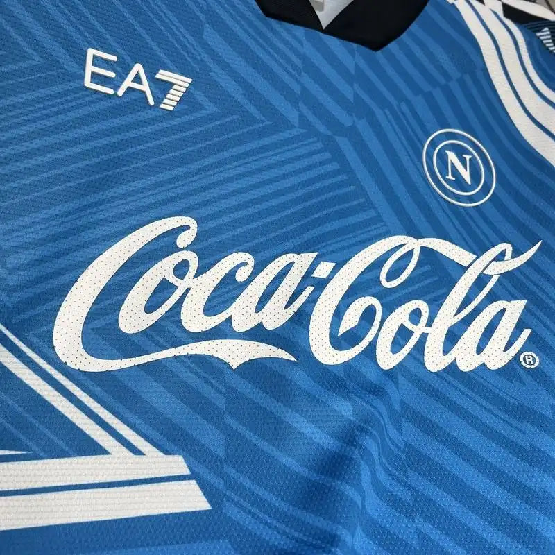 Camiseta Clásica SSC Nápoles Edición Especial Coca-Cola 2024-25
