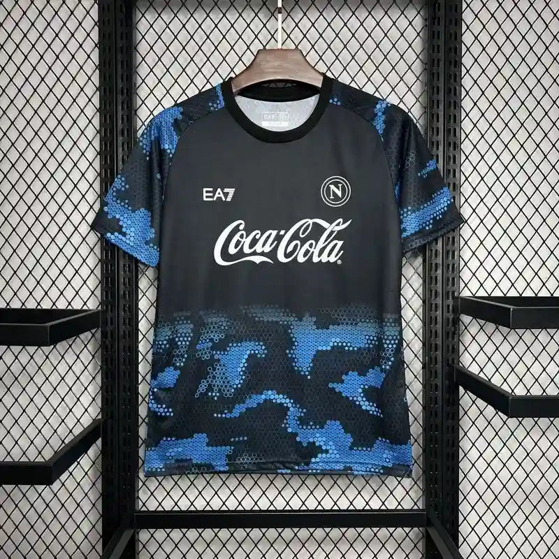 Camiseta Clásica SSC Nápoles pre-match Coca-Cola 2024-25