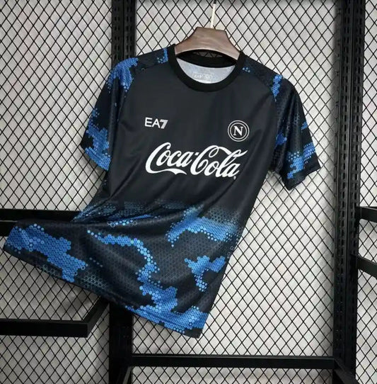 Camiseta Clásica SSC Nápoles pre-match Coca-Cola 2024-25