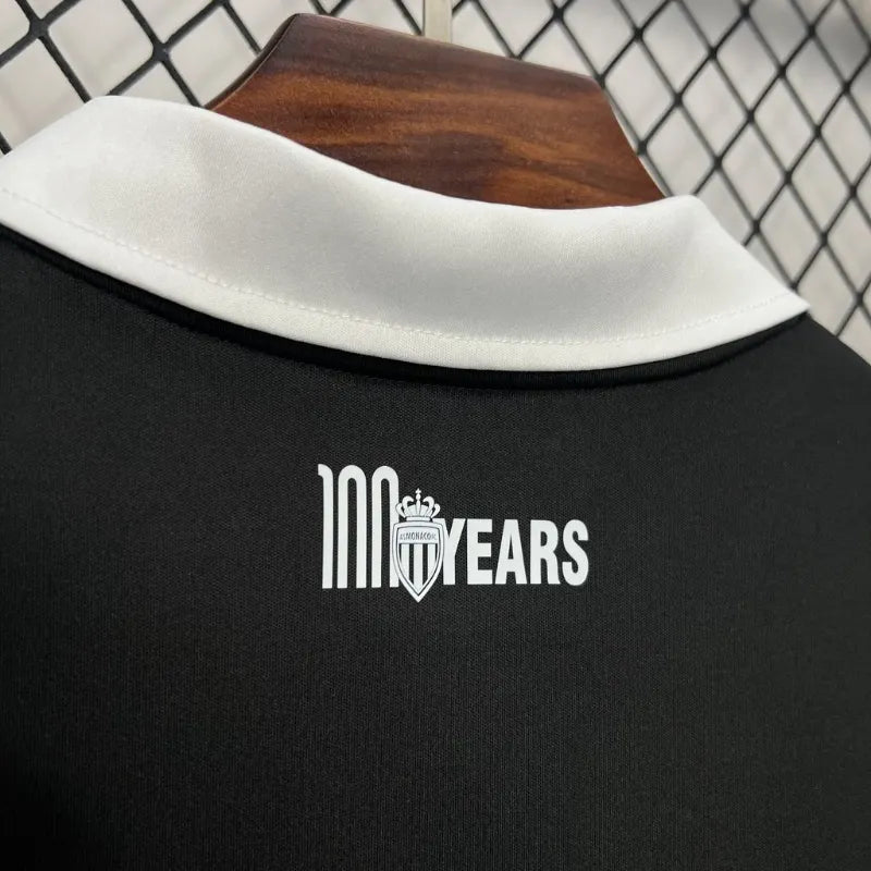 Camiseta AS Mónaco 125 Aniversario Negra 2024-25