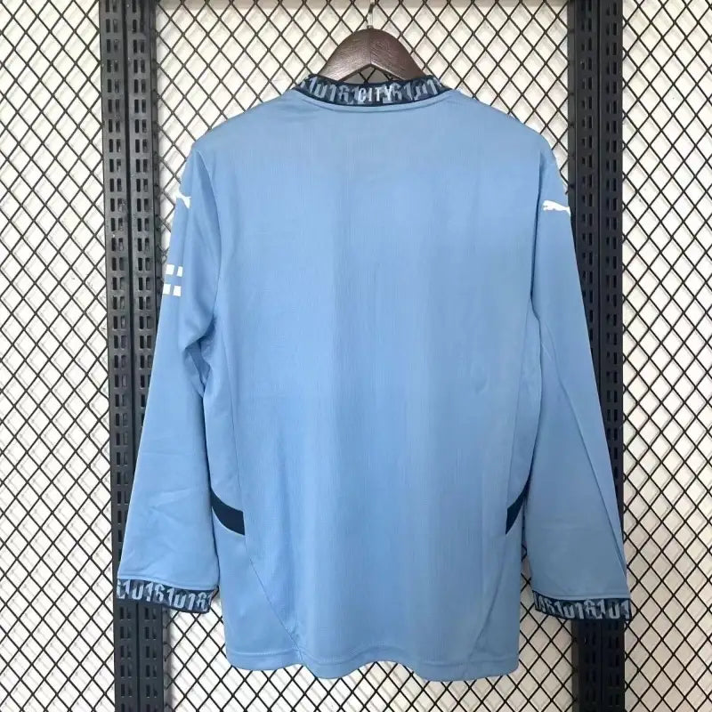 Camiseta Clásica Manchester City FC Manga Larga 2024-25