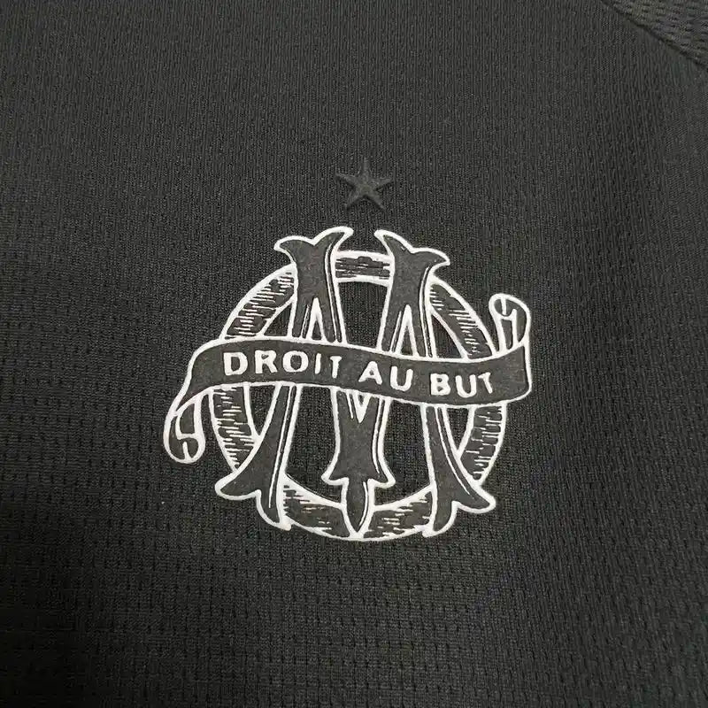 Camiseta Clásica Olympique de Marsella 125 Aniversario Negra 2024-25