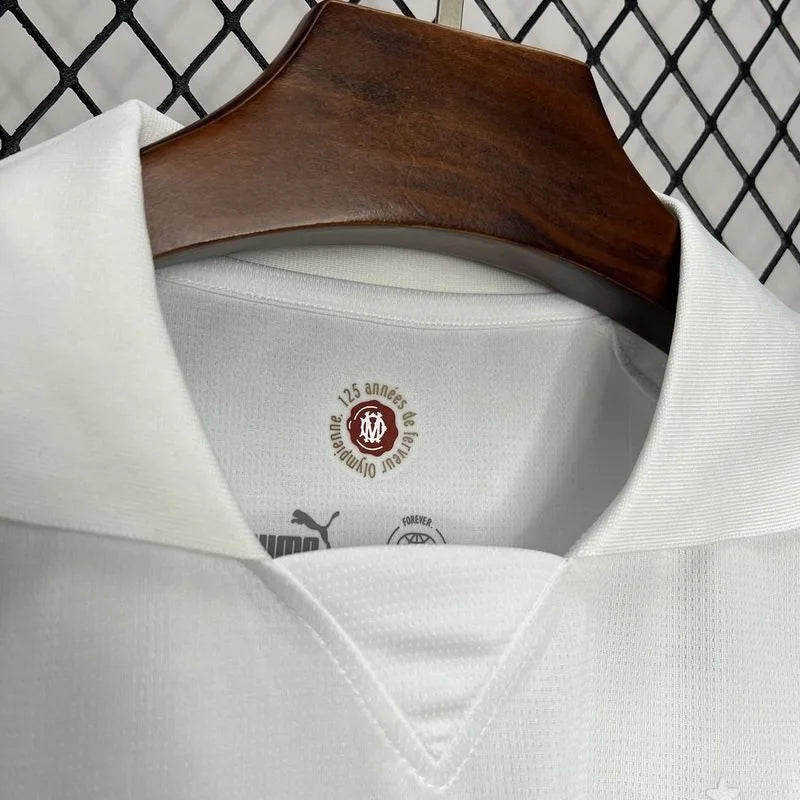 Camiseta Clásica Olympique de Marsella 125 Aniversario Blanca 2024-25