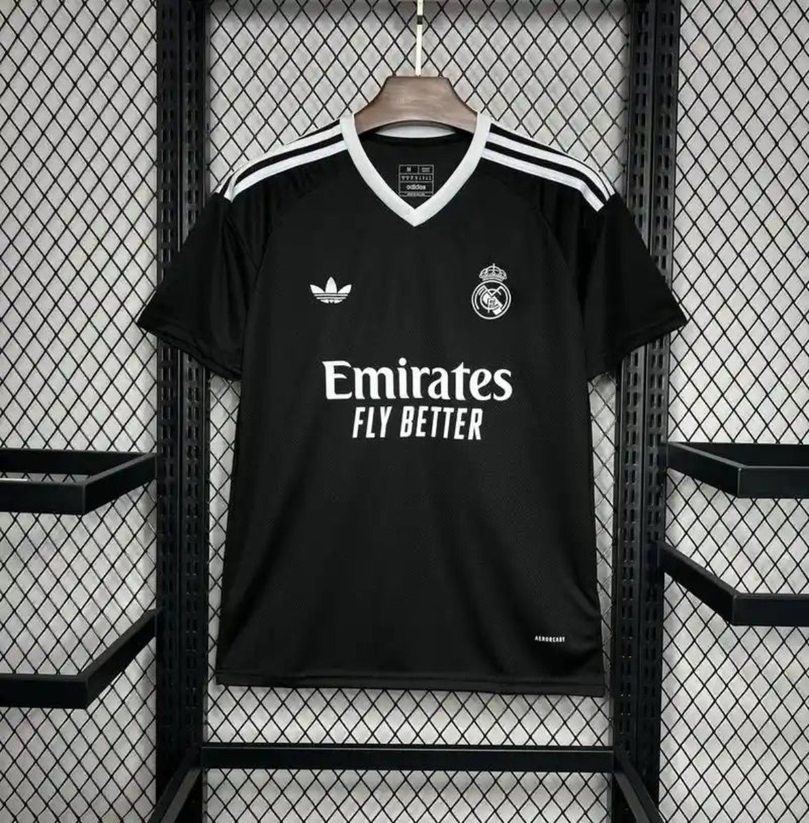 Camiseta Cláscia Real Madrid Portero Negra 2024-25