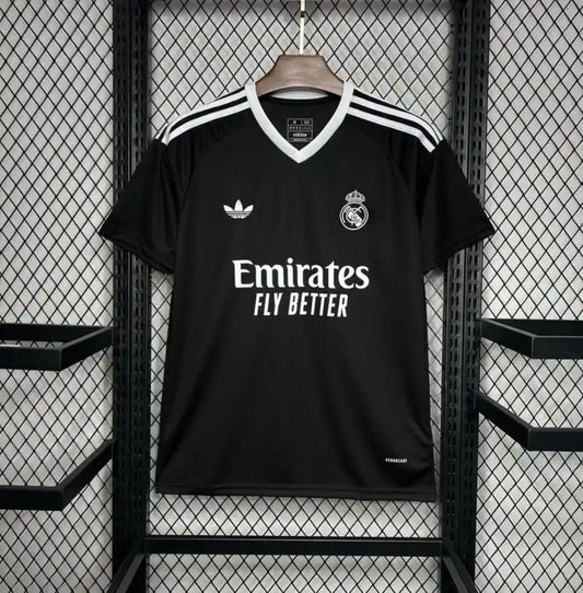 Camiseta Cláscia Real Madrid Portero Negra 2024-25