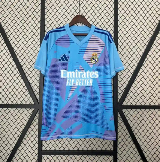 Camiseta Cláscia Real Madrid Portero Azul 2024-25