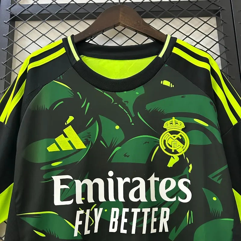 Camiseta Real Madrid Edición Especial Negra y Verde 2024-25