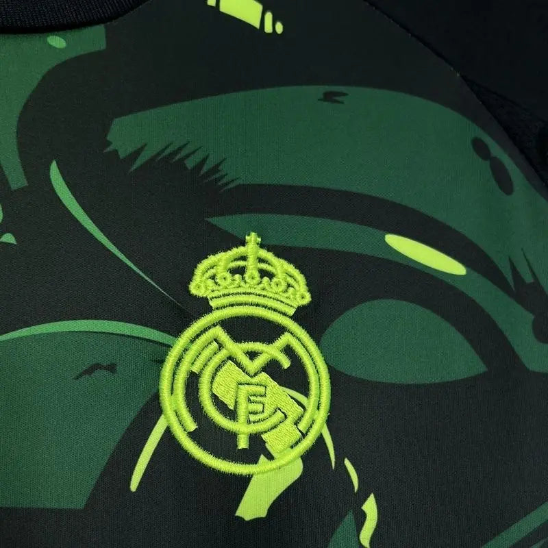 Camiseta Real Madrid Edición Especial Negra y Verde 2024-25