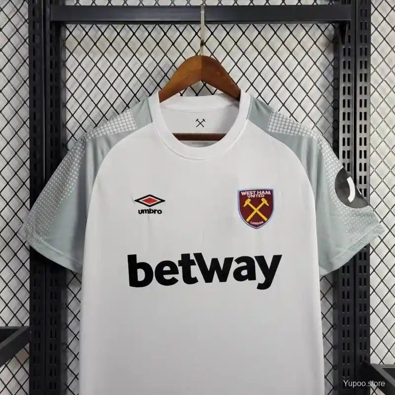 Camiseta Clásica West Ham United FC Visitante 2024-25