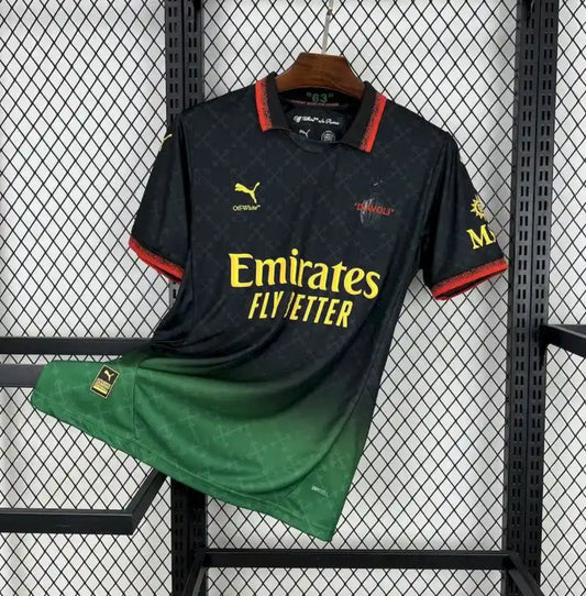 Camiseta AC Milán Edición Especial Negro y Verde 2025-26