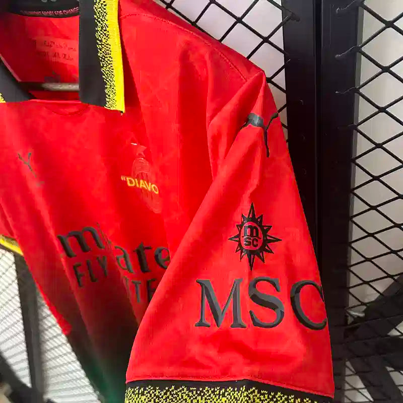 Camiseta AC Milán Edición Especial Rojo y Verde 2025-26