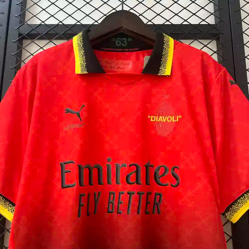 Camiseta AC Milán Edición Especial Rojo y Verde 2025-26