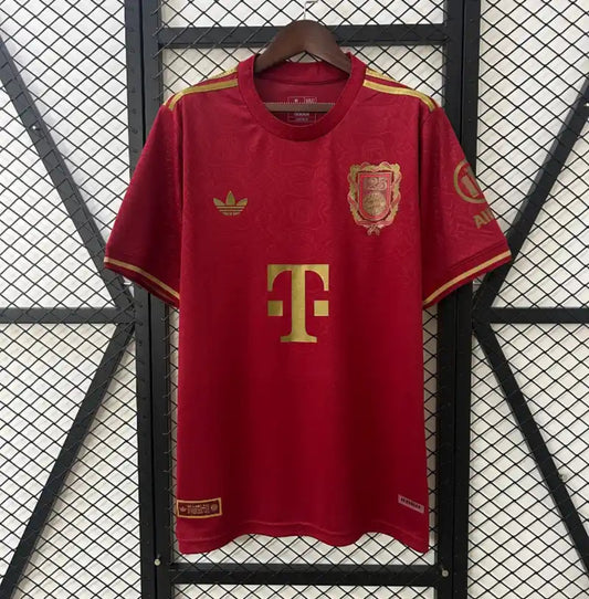 Camiseta Clásica FC Bayern Múnich 125 Aniversario Roja 2025-26