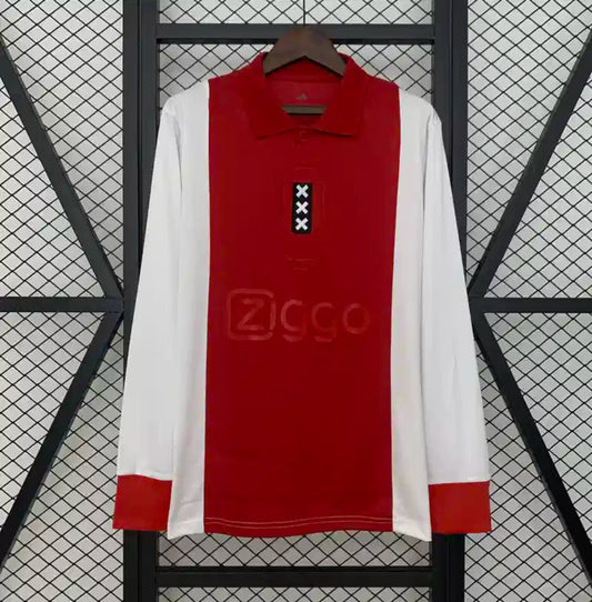 Camiseta Clásica AFC Ajax Edición Conmemorativa Manga Larga 2025-26