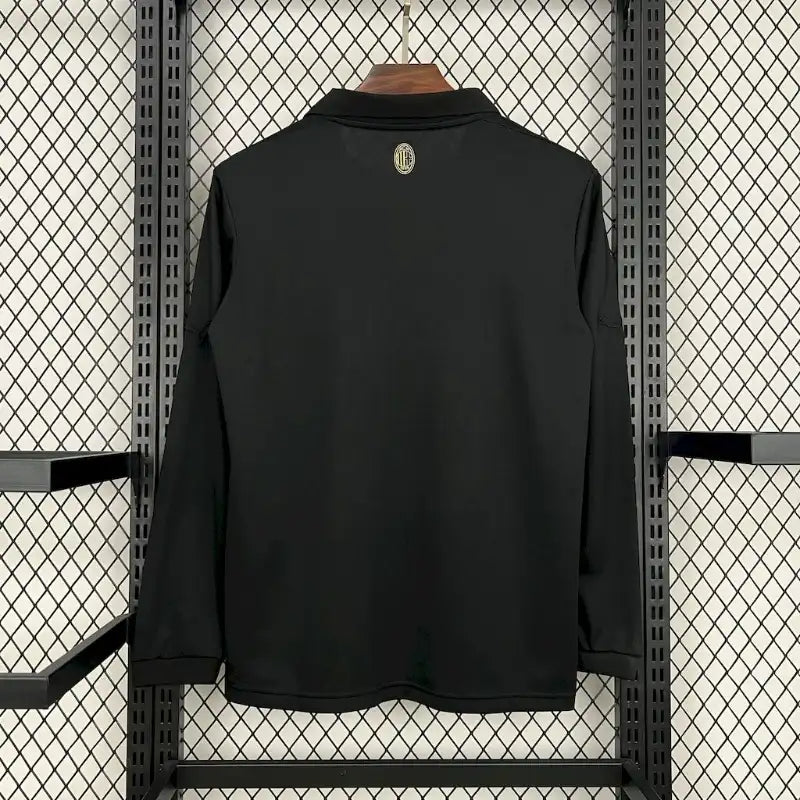 Camiseta Clásica AC Milán 125 Aniversario Portero Negra Manga Larga 2024-25