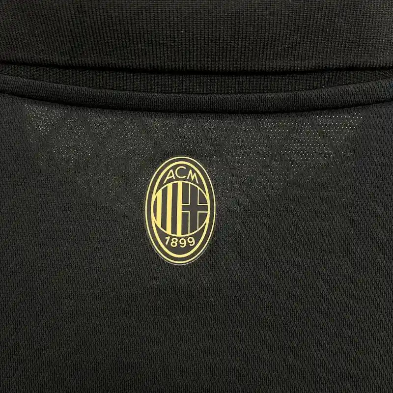 Camiseta Clásica AC Milán 125 Aniversario Portero Negra Manga Larga 2024-25