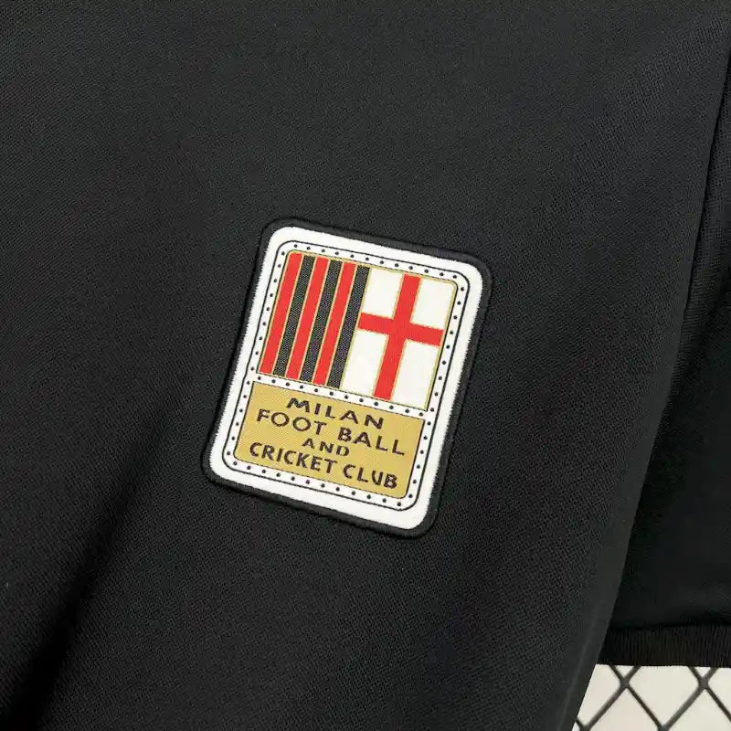 Camiseta Clásica AC Milán 125 Aniversario Portero Negra 2024-25
