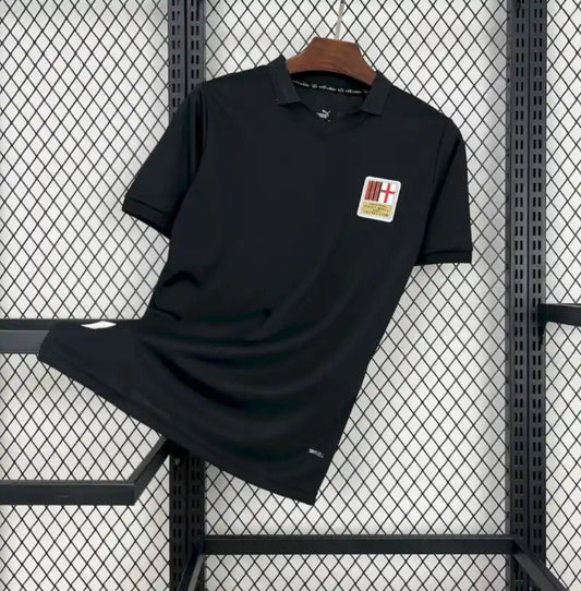 Camiseta Clásica AC Milán 125 Aniversario Portero Negra 2024-25