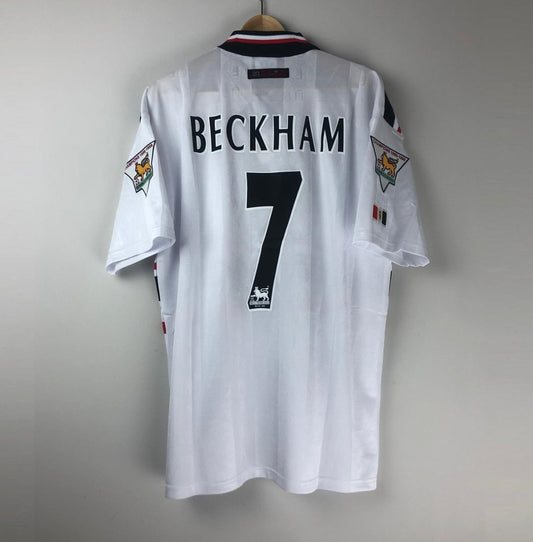 Camiseta Clásica Beckham Manchester United FC Visitante 1997-98