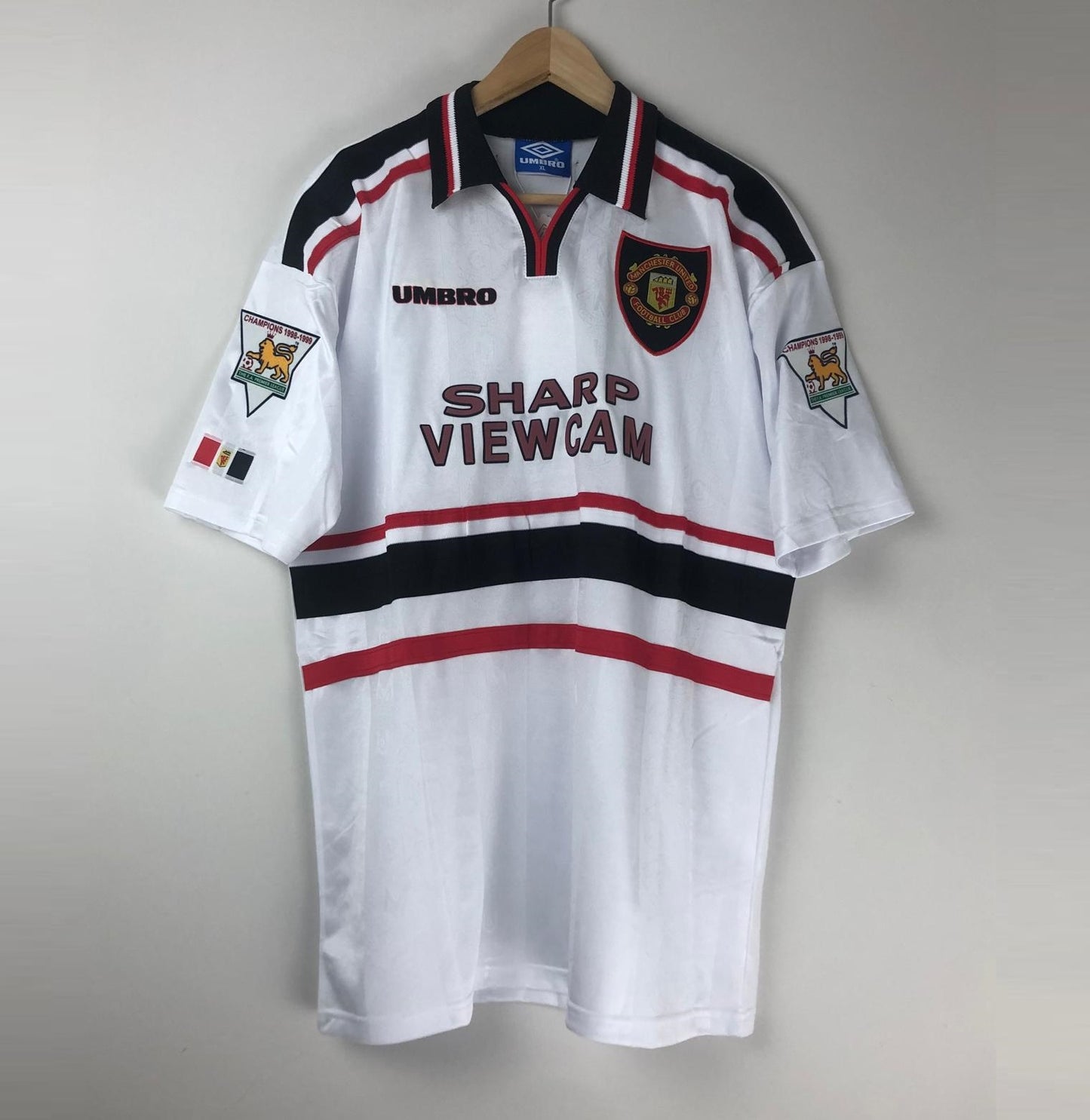 Camiseta Clásica Beckham Manchester United FC Visitante 1997-98
