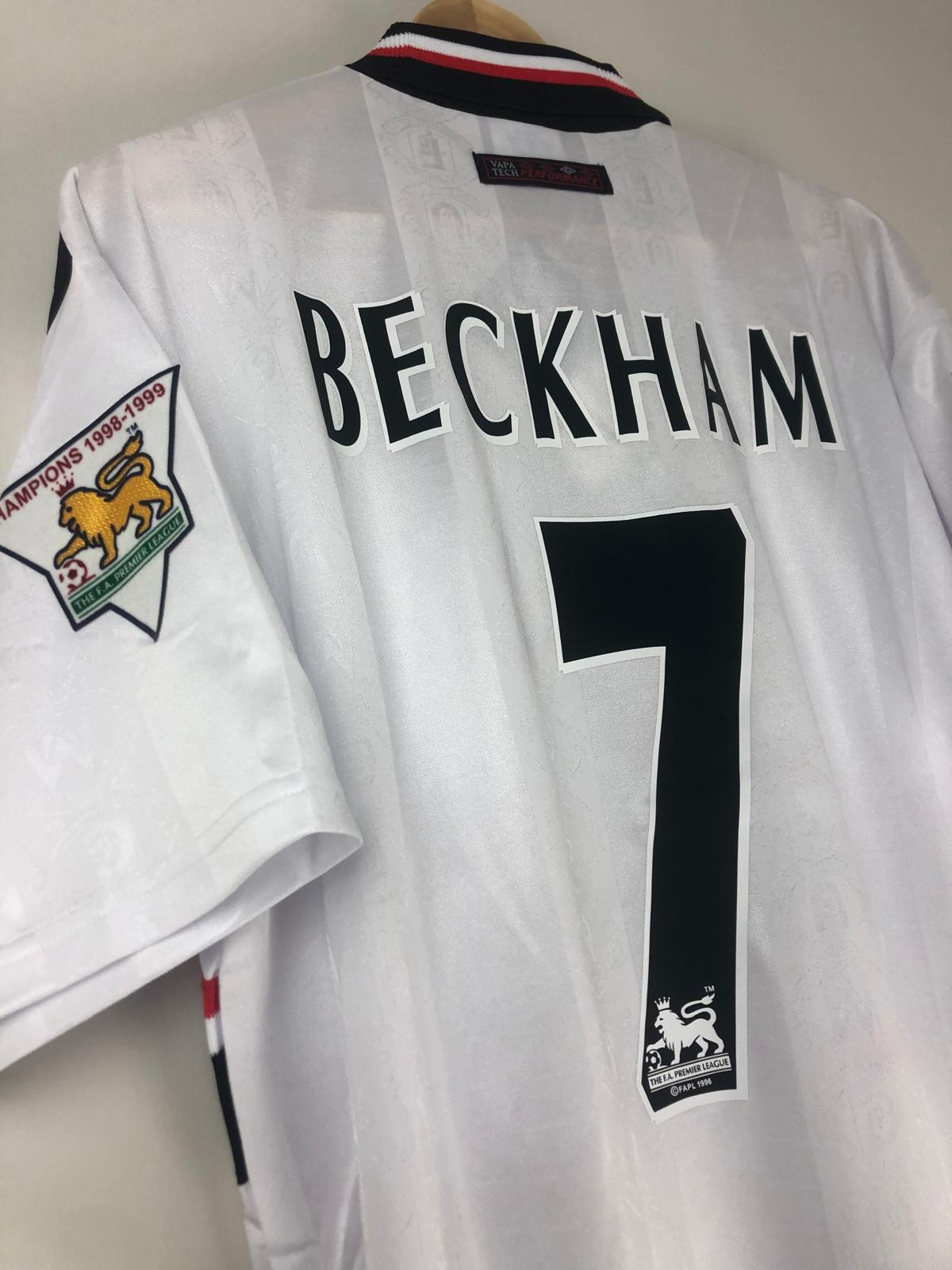 Camiseta Clásica Beckham Manchester United FC Visitante 1997-98