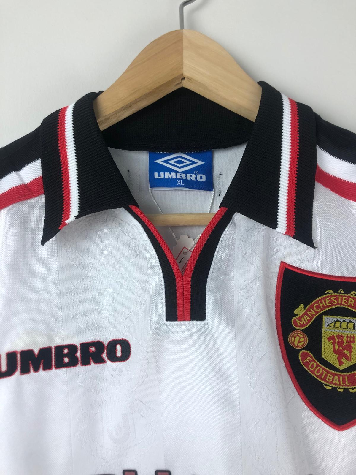 Camiseta Clásica Beckham Manchester United FC Visitante 1997-98
