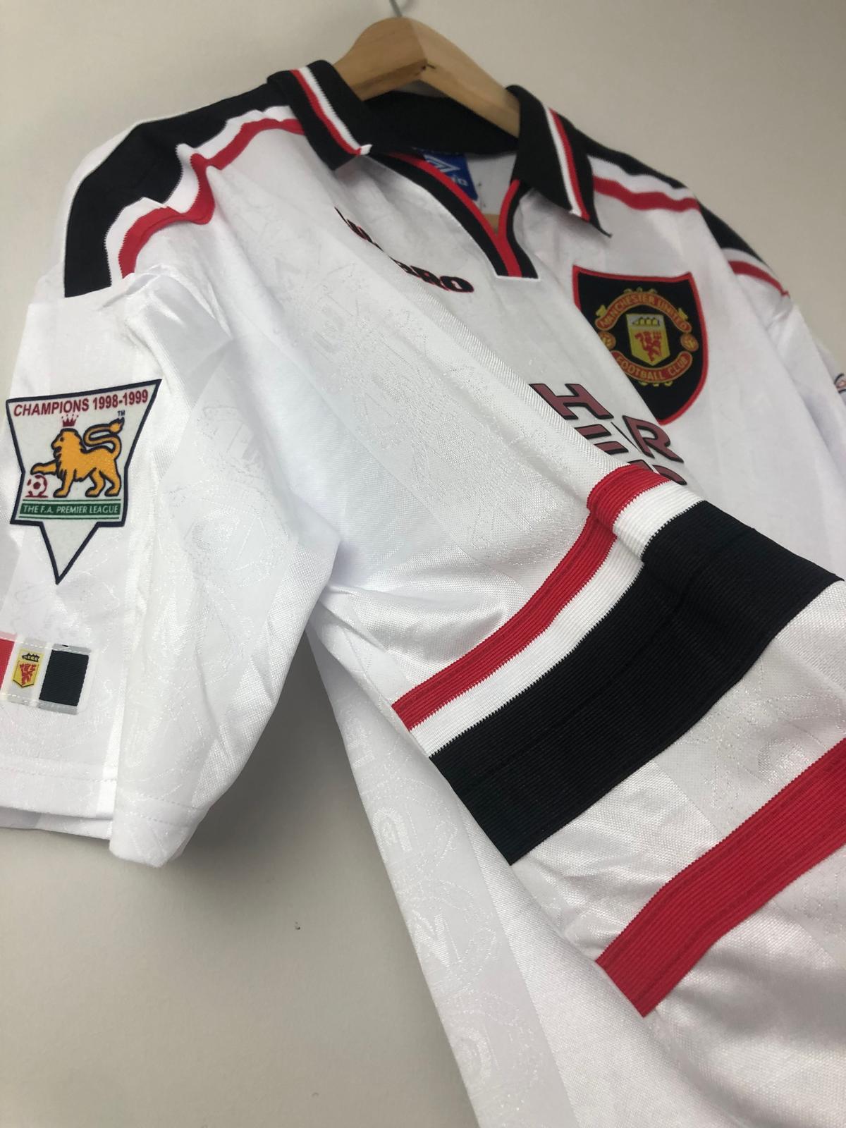 Camiseta Clásica Beckham Manchester United FC Visitante 1997-98