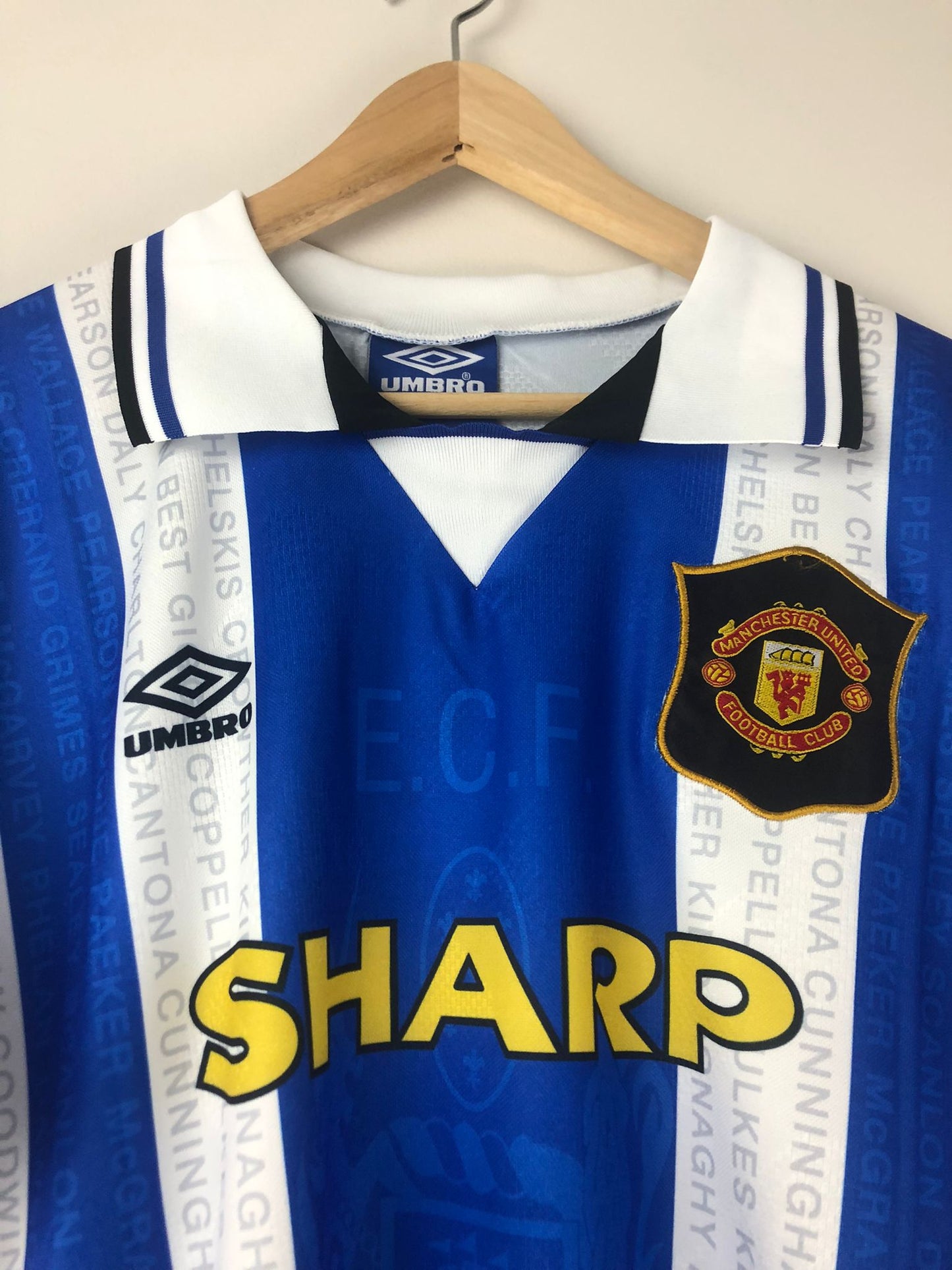 Camiseta Clásica Cantona Manchester United FC Visitante 1994-95