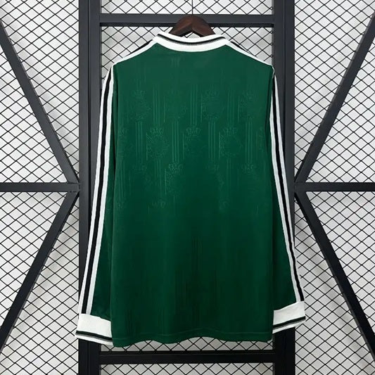 Camiseta Clásica Deportivo de La Coruña Visitante Manga Larga 1999-00