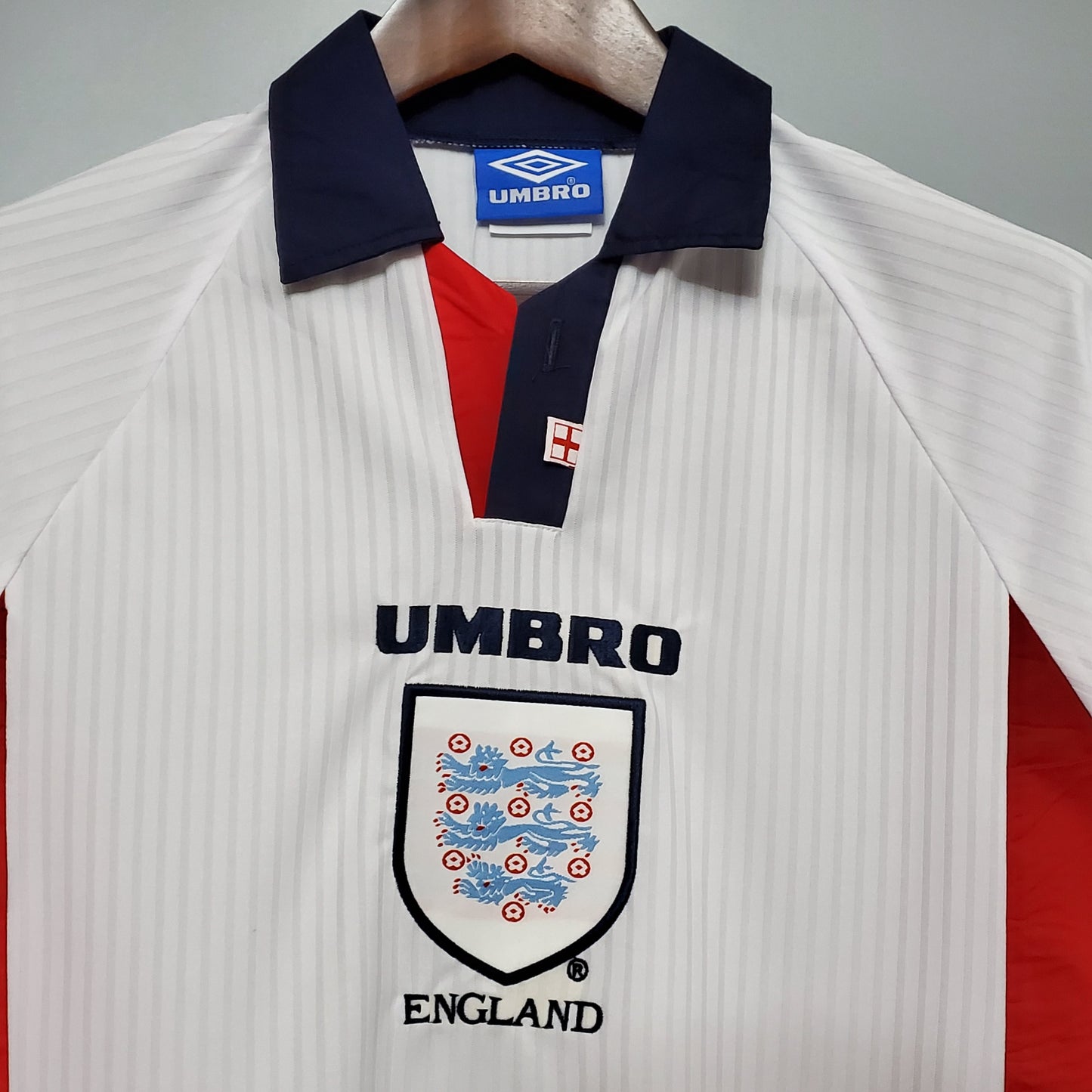 Camiseta Clásica Inglaterra Manga Larga 1998