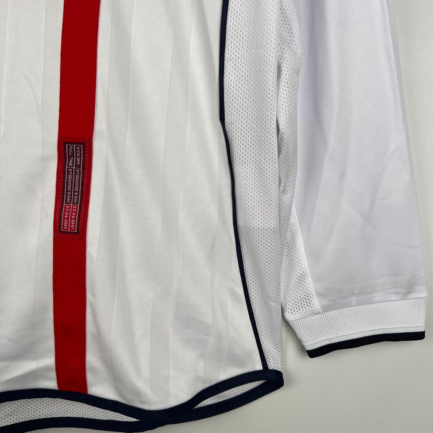 Camiseta Clásica Inglaterra Manga Larga 2002