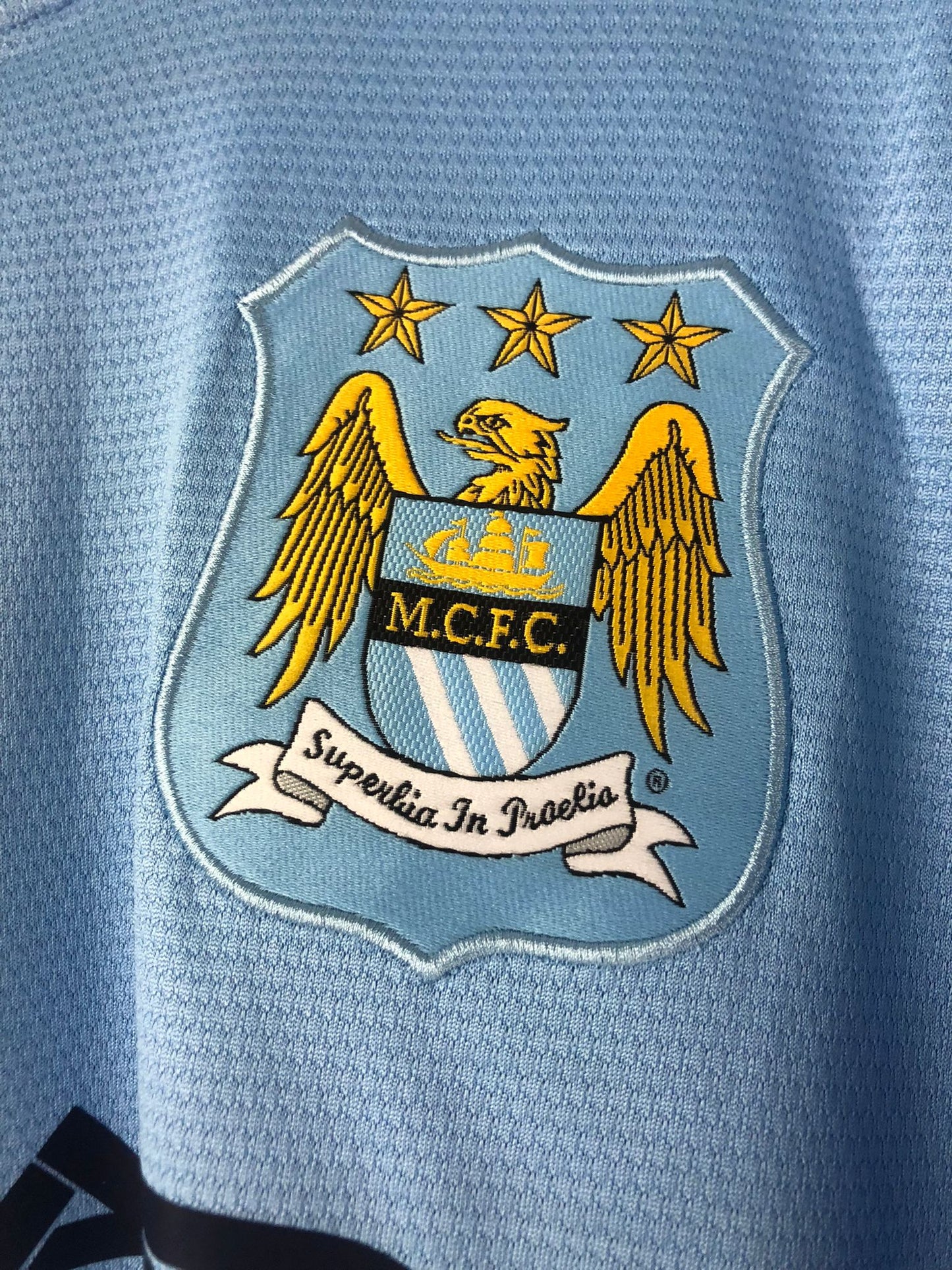 Camiseta Clásica Kun Agüero Manchester City FC 2013-14