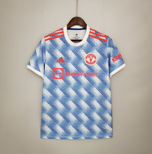 Camiseta Clásica Manchester United FC Visitante 2021-22