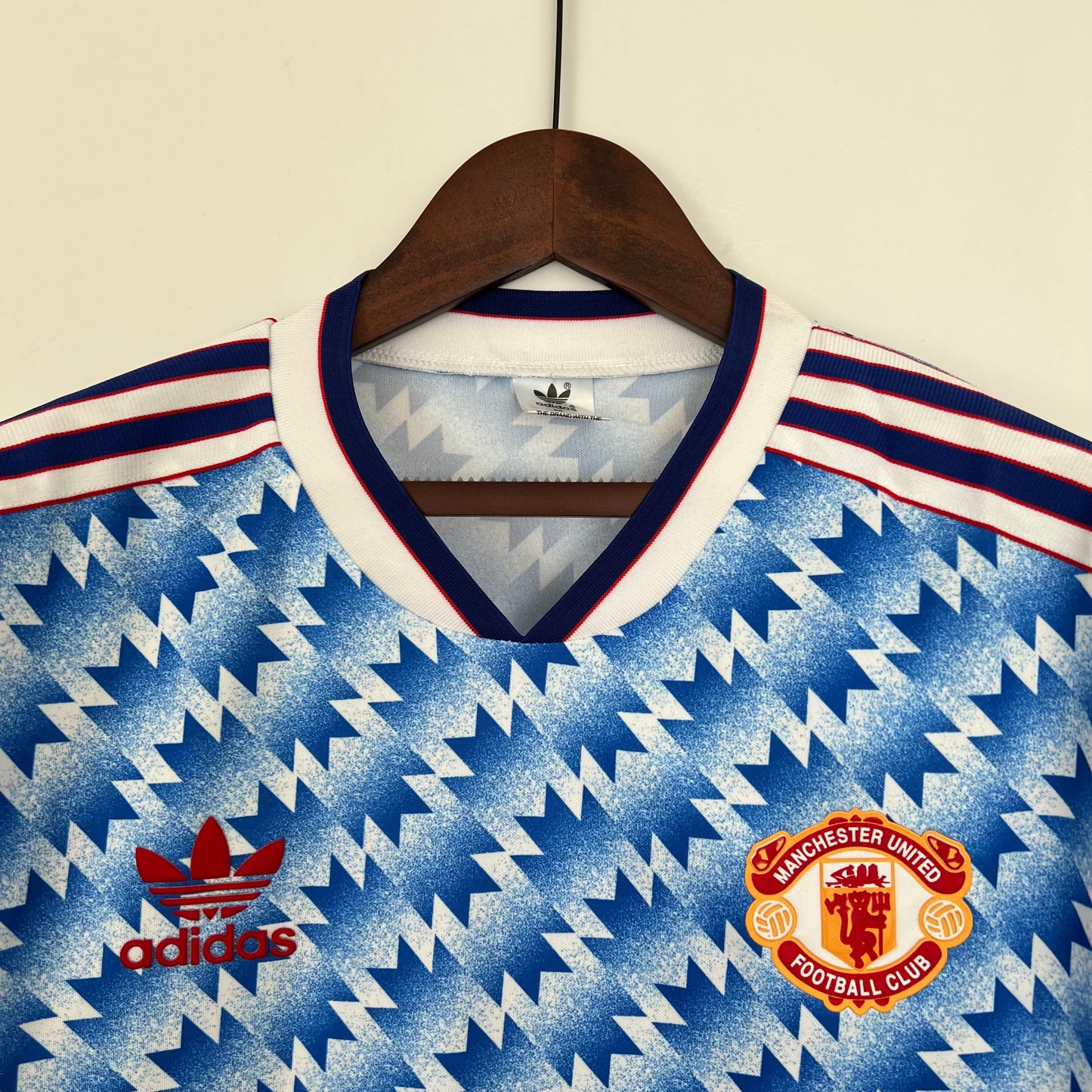 Camiseta Clásica Manchester United FC Visitante Manga Larga 1990-92