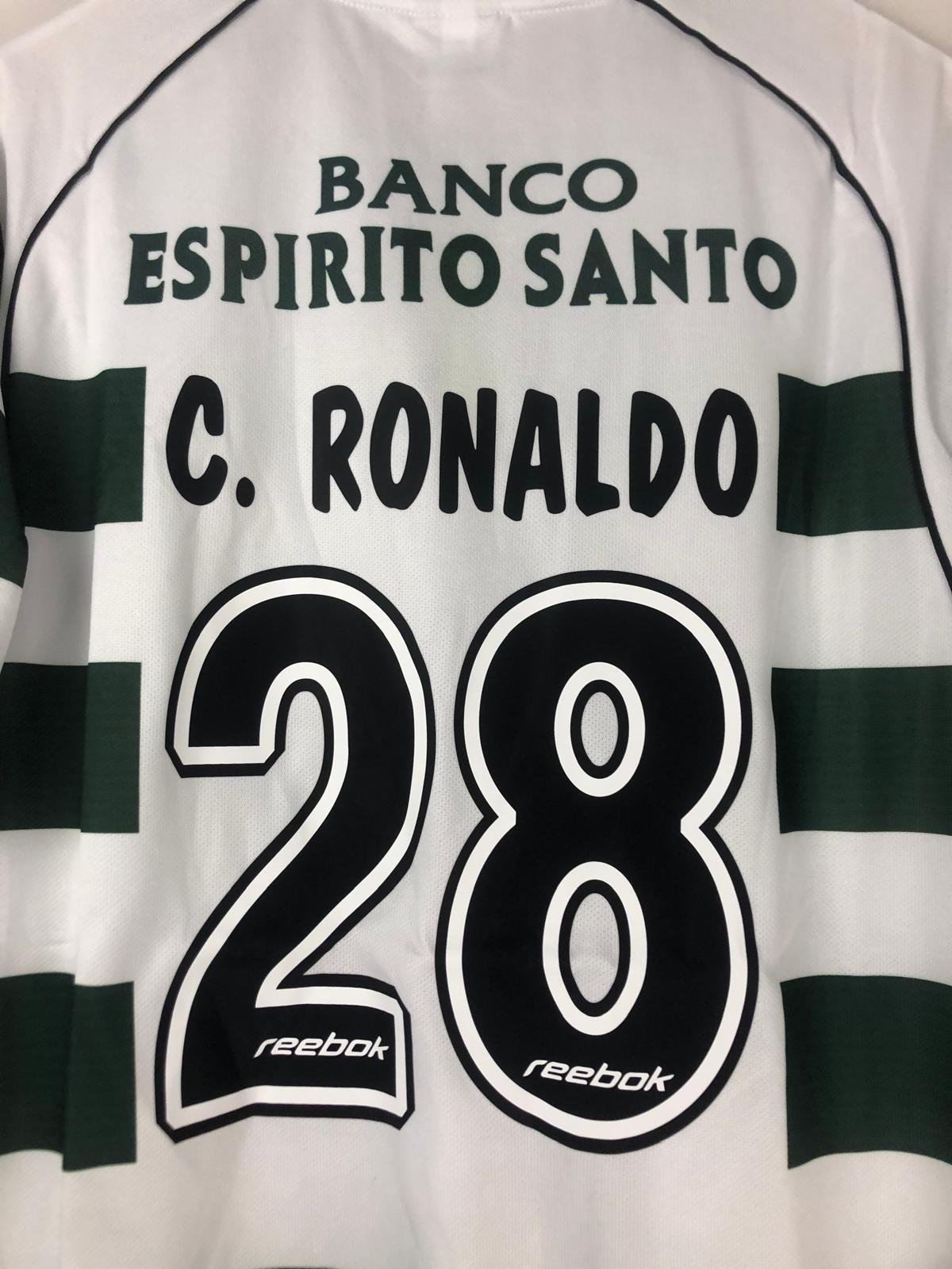 Camiseta Clásica Cristiano Ronaldo Sporting CP 2002-03
