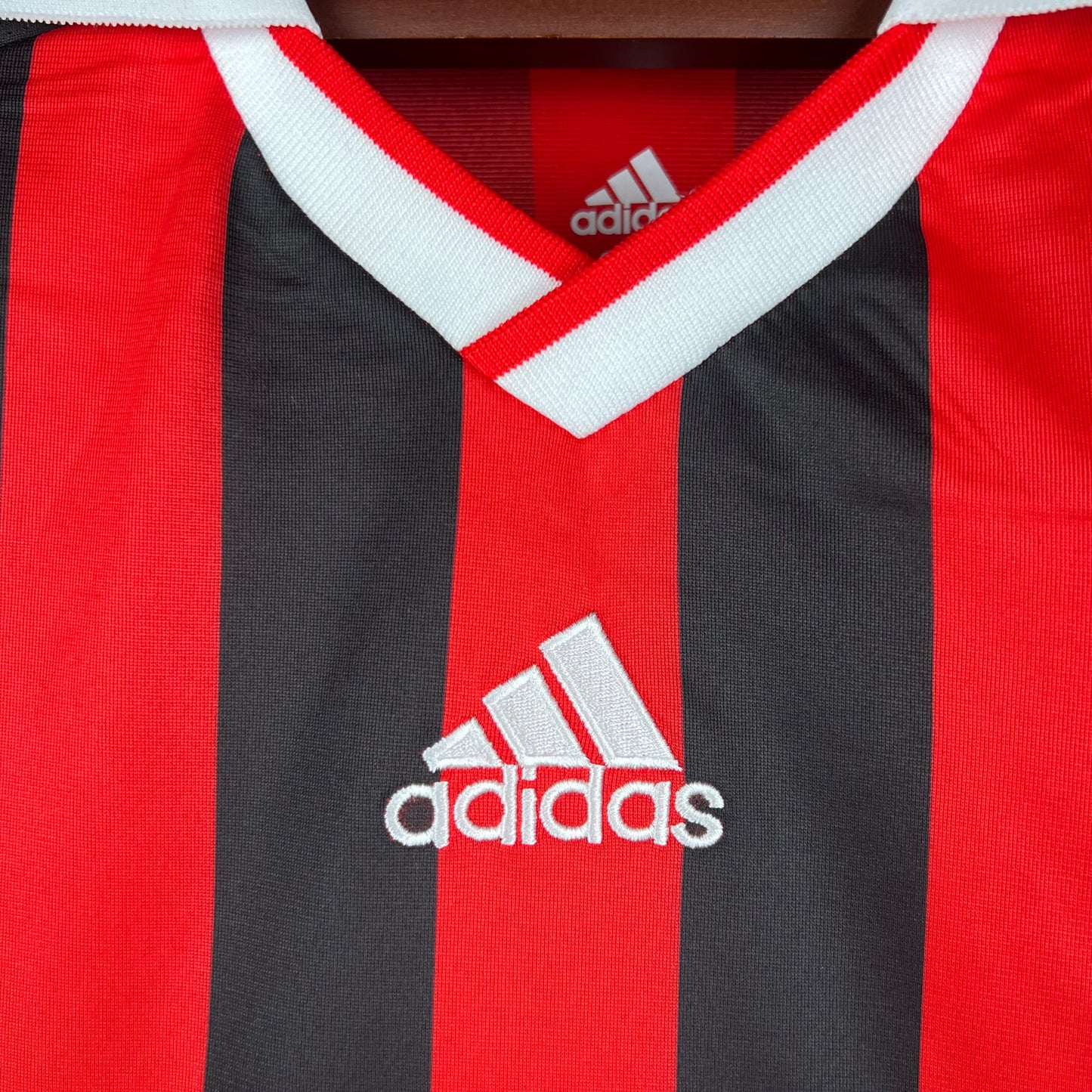 Camiseta Clásica AC Milán Manga Larga 2009-10