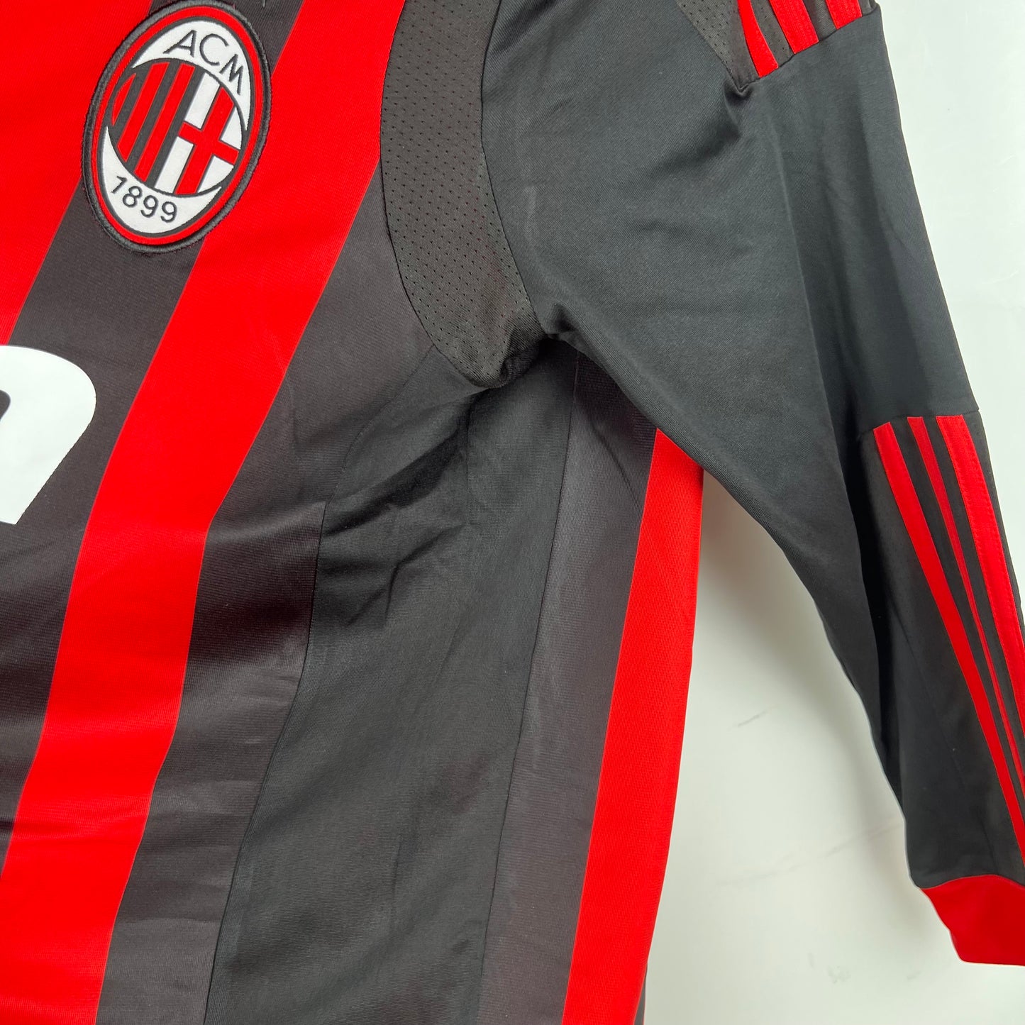 Camiseta Clásica AC Milán Manga Larga 2009-10