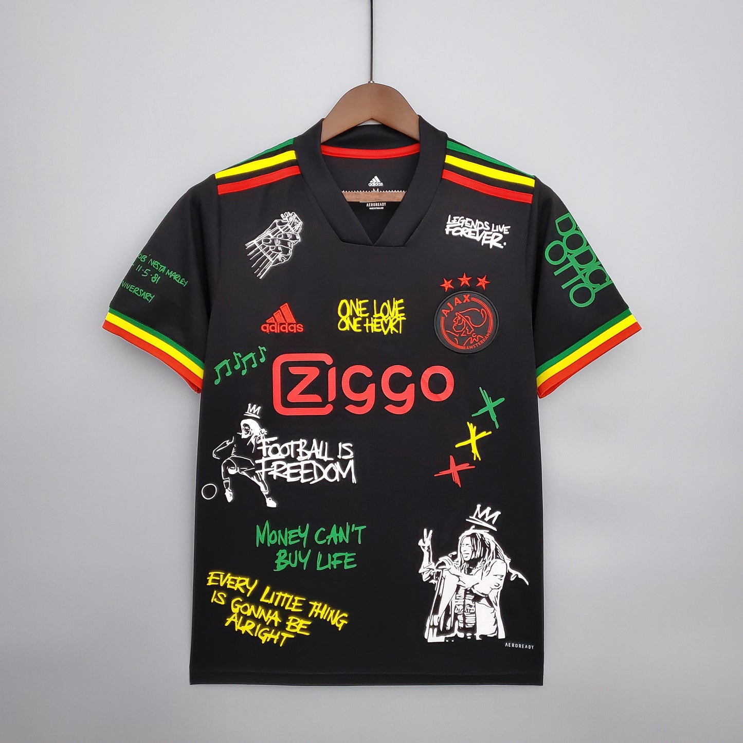 Camiseta Clásica AFC Ajax Visitante Versión Partido  2021-22