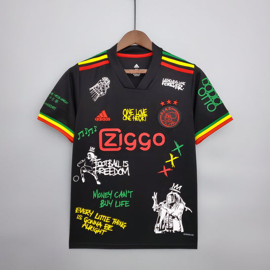 Camiseta Clásica AFC Ajax Visitante Versión Partido  2021-22